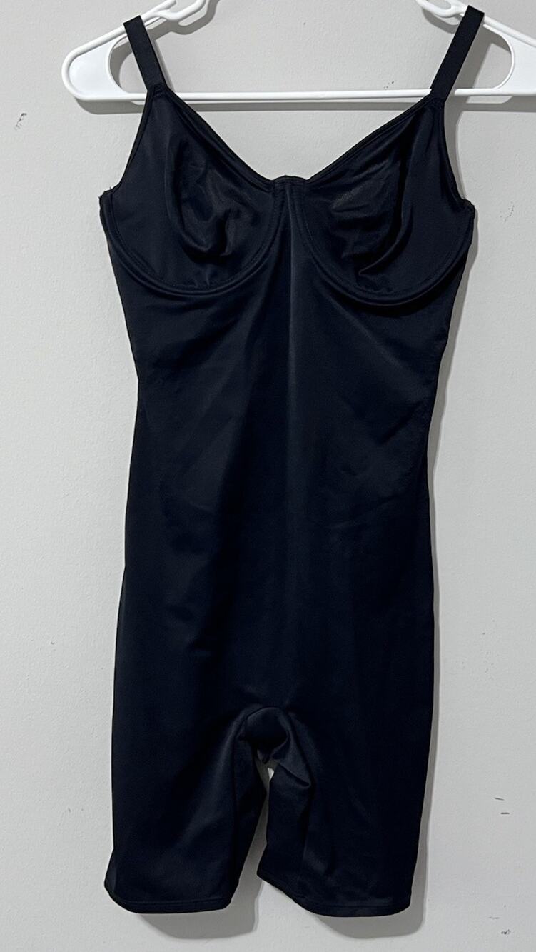 Nancy Ganz Shapewear BodySlimmer 08326 Black Girdle Shaper 38 C